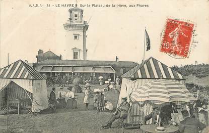 / CPA FRANCE 76 "Le Havre, sur le plateau de la Hève aux phares"