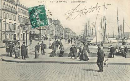 / CPA FRANCE 76 "Le Havre, quai d'Orléans"