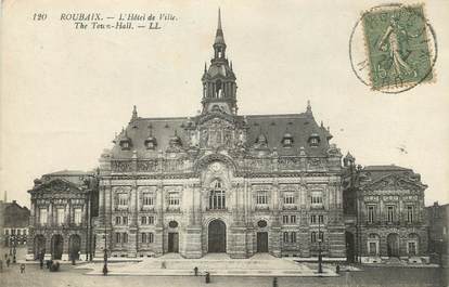 / CPA FRANCE 59 "Roubaix, l'hôtel de ville"