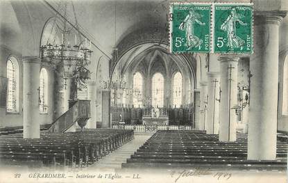 / CPA FRANCE 88 "Gerardmer, interieur de l'église"