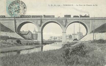 / CPA FRANCE 62 "Wimereux, le pont du chemin de fer"