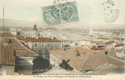 / CPA FRANCE 84 "Carpentras, vue générale"