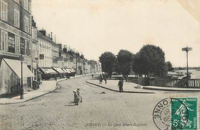 / CPA FRANCE 89 "Joigny, le quai Henri Ragobert"