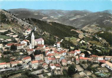 / CPSM FRANCE 07 "Rochepaule, vue générale aérienne"