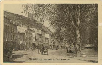 / CPSM FRANCE 07 "Tournon, promenade du quai Farconnet"