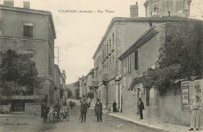 / CPA FRANCE 07 "Tournon, rue Thiers"