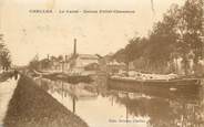 77 Seine Et Marne / CPA FRANCE 77 "Chelles, le canal, usines Poliet Chausson"
