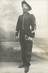 CARTE  PHOTO  CHASSEUR ALPIN / pose  militaire