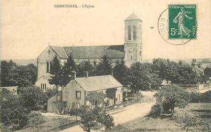 CPA FRANCE 61 "Courtomer, l'Eglise"