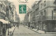 14 Calvado / CPA FRANCE 14 "Caen, rue Saint Jean et maison de Charlotte Corday"