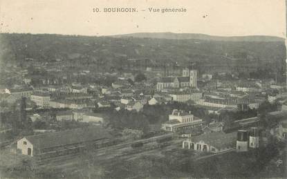  CPA FRANCE 38 "Bourgoin, vue générale"