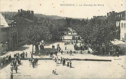  CPA FRANCE 38 "Bourgoin, Le champ de Mars"