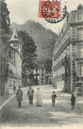 / CPA FRANCE 65 "Cauterets, avenue du Mamelon vert"