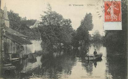 / CPA FRANCE 18 "Vierzon, l'Yèvre"