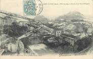 39 Jura / CPA FRANCE 39 "Saint Claude, effet neige, la bienne et le pont d'Avignon"