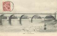 47 Lot Et Garonne / CPA FRANCE 47 "Agen, le pont de Pierres"