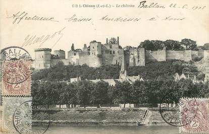 / CPA FRANCE 37 "Chinon, le château"