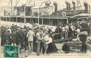 76 Seine Maritime / CPA FRANCE 76 "Dieppe, embarquement des passagers pour l'angleterre"