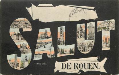 * CPA FRANCE 76 "Salut de Rouen"