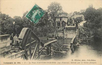 / CPA FRANCE 95 "Le pont d'Auvers sur Oise"