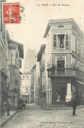 / CPA FRANCE 81 "Albi, rue du Plancat"