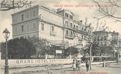 / CPA FRANCE 83 "Saint Raphaël, grand hôtel continental et des bains"