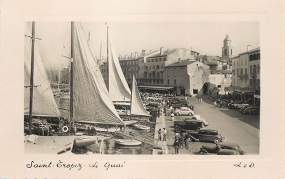 / CPSM FRANCE 83 "Saint Tropez, le quai"