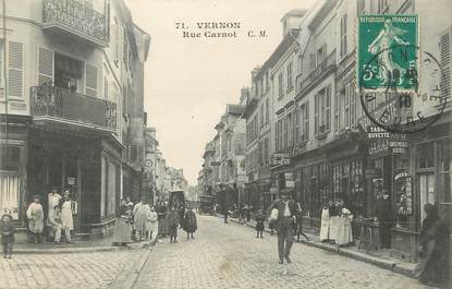 / CPA FRANCE 27 "Vernon, rue Carnot'