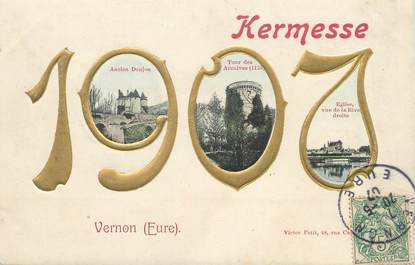 / CPA FRANCE 27 "Vernon, kermesse 1907"