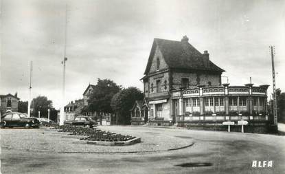 / CPSM FRANCE 27 "Saint Pierre de Vauvray, hôtel de la gare"