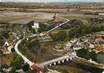 / CPSM FRANCE 89 "Guillon, vue aérienne du pont sur le Serein"