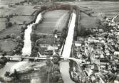 89 Yonne / CPSM FRANCE 89 "Saint Vinnemer, vue générale sur l'Armançon et le canal"