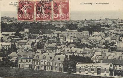 / CPA FRANCE 76 "Fécamp, vue générale"