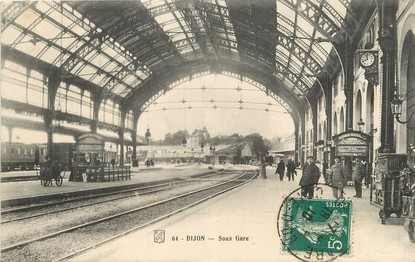 / CPA FRANCE 21 "Dijon, sous gare"