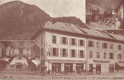 / CPA FRANCE 74 "Cluses, hôtel restaurant J Reydet"