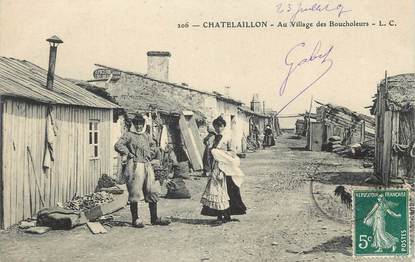 / CPA FRANCE 17 "Chatelaillon, au village des Boucholeurs"