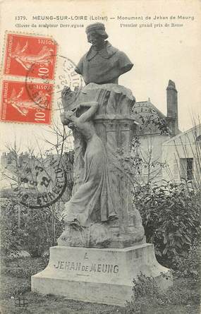 CPA FRANCE 45 "Meung sur loire, monument de Jehan de Meurg" / STATUE