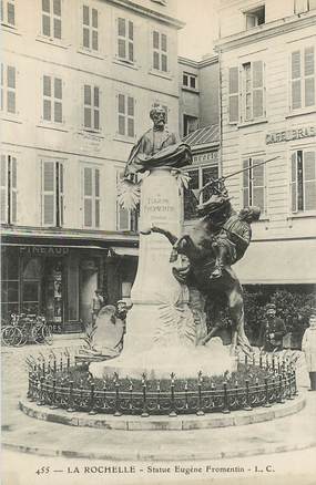 CPA FRANCE 17 "La Rochelle, Statue Eugène Fromentin" / STATUE