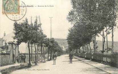 / CPA FRANCE 54 "Pagny sur Moselle, av de la gare"