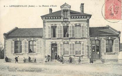 / CPA FRANCE 10 "Longueville, la maison d'école"