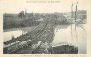 82 Tarn Et Garonne / CPA FRANCE 82 "Montauban à Moissac, voie ferrée suspendue" / INONDATIONS 1930