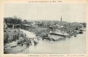 82 Tarn Et Garonne / CPA FRANCE 82 "Montauban, le Tarn, côté Faubourg Sapiac" / INONDATIONS 1930