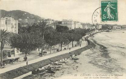 / CPA FRANCE 06 "Cannes, La Croisette et la Californie"