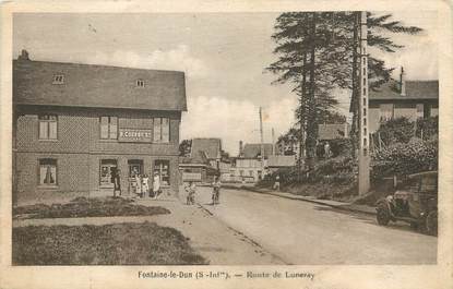 / CPA FRANCE 76 "Fontaine le Dun, route de Luneray"