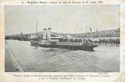 76 Seine Maritime / CPA FRANCE 76 "Loe Brighton queen entrant au port de Fécamp 1935" / BATEAU