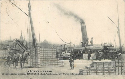 / CPA FRANCE 76 " Fécamp, le port"