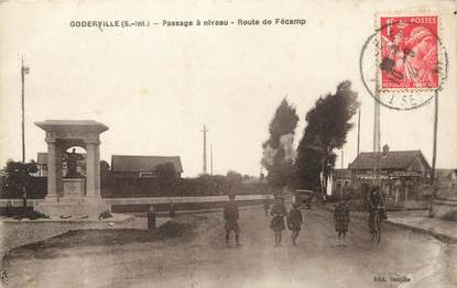 / CPA FRANCE 76 "Goderville, route de Fécamp"