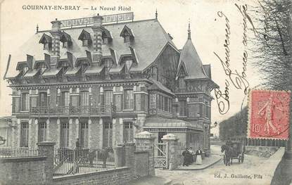 / CPA FRANCE 76 "Gournay en Bray, le nouvel hôtel"