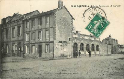 / CPA FRANCE 76 "Grand Quevilly, la mairie et la poste "