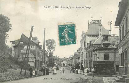/ CPA FRANCE 76 "Le Houlme, route de Dieppe"